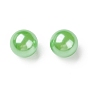ABS Plastic Beads, Imitation Pearl, No Hole, Round