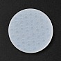 DIY Flat Round Display Base Silicone Molds, Resin Casting Molds, for UV Resin, Epoxy Resin Craft Making