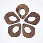 Walnut Wood Pendants, Teardrop