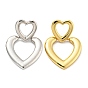 Сердце серьги стержня, украшения из латуни для женщин, без кадмия и без свинца