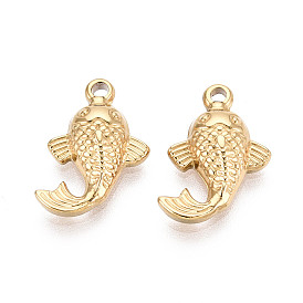 Текстурированные 304 подвески-рыбки из нержавеющей стали, ионное покрытие (ip)