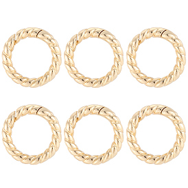 6шт. латунные пружинные замки, кольцо