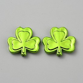 Пп пластиковые бусины, клевер