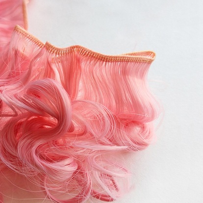 High Temperature Fiber Long Curly Hairstyle Doll Wig Hair, for DIY Girl BJD Makings Accessories