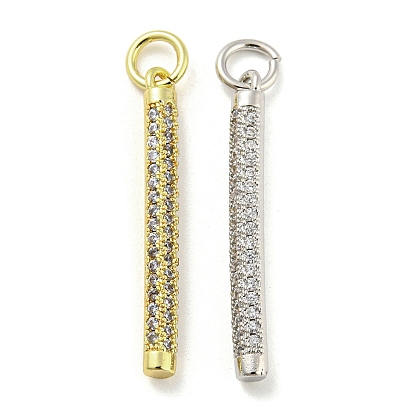 Покрытие стойки латунь микропаве прозрачные подвески из кубического циркония, долговечный, без кадмия и без свинца, придерживаться