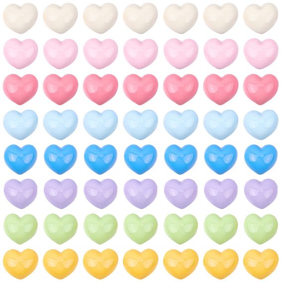 150 шт. кабошоны из непрозрачной смолы с рисунком, для изготовления ювелирных изделий, разноцветные