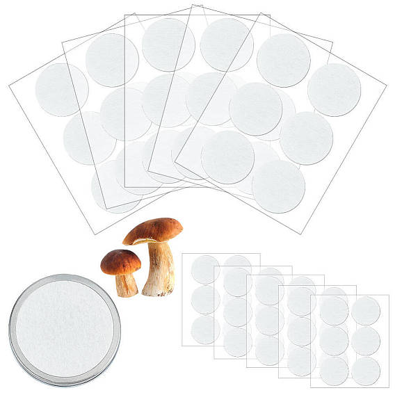 Самоклеящиеся хлопковые грибовидные фильтр-прокладки, фильтрующие заплатки, устойчивые к высоким температурам, плоско-круглые