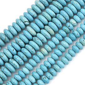 Крашеные нити из натурального магнезита, рондель