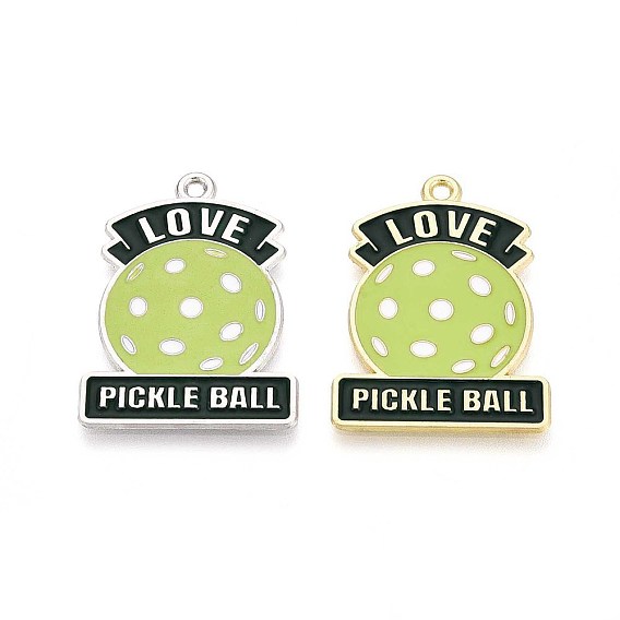 Подвески из эмали и сплава, чары пиклбола