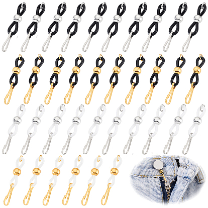 40шт 4 стиль силиконовые насадки, Сплав с застежкой