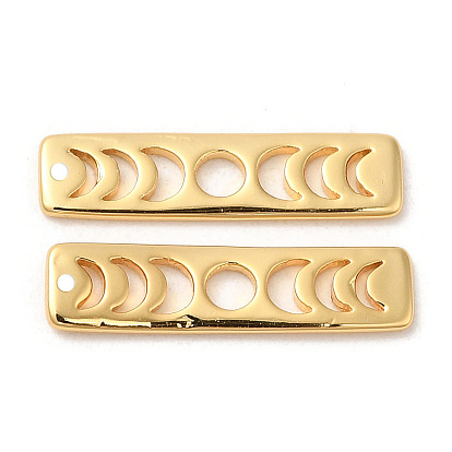 Покрытие стойки латунные подвески с фазой луны, долговечный, прямоугольные