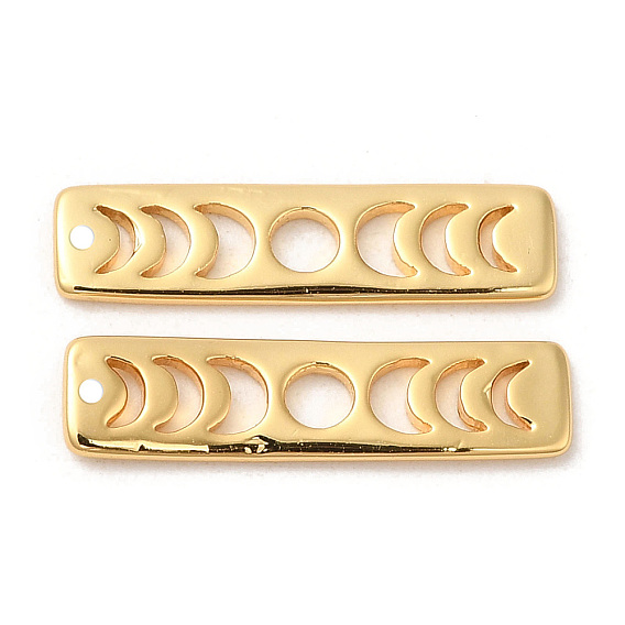 Покрытие стойки латунные подвески с фазой луны, долговечный, прямоугольные