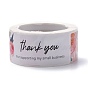 Self-Adhesive Paper Gift Tag Youstickers, Rectangle Thank You Stickers Labels, for Small Business