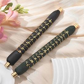 304 из нержавеющей стали Манжета кольца для женщин, сердце с буквой a~z, реальный 18 k позолоченный