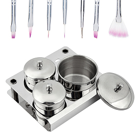 Olycraft Manicure Kits, Including Stainless Nail Remover Cups and Nail Art Brush Pens