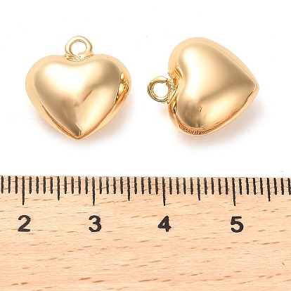 Brass Pendants, Heart Charm