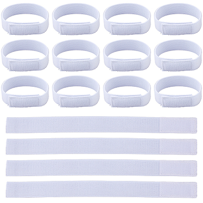 16шт. эластичные ремни из полиэстера и нейлона с застежкой-липучкой