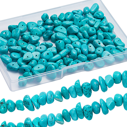 2 нити натуральные бусины говлита нити, окрашенная и подогревом, самородки