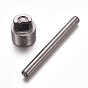 Brass Press Stud Tools, Leather Craft Rivets Spot for Snaps Fastener, Cone Rivet Press Tool