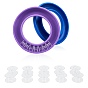 Silicone Bobbin Saver/Organizers, with Plastic Sew Embroidery Bobbin
