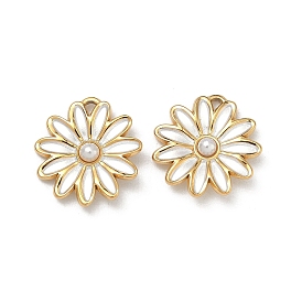 Подвески из нержавеющей стали и АБС-пластика с имитацией жемчуга, окрашенные аэрозольной краской., , вакуумное покрытие pvd, долговечный