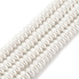 Electroplated Synthetic Non-Magnetic Hematite Beads Strands, Rondelle