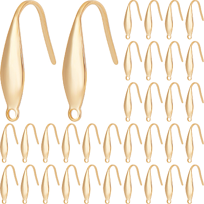 80 шт 316 хирургические крючки для серег из нержавеющей стали, провод уха, с вертикальной петлей