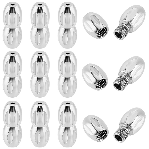 12комплекты 304 застежки-винты из нержавеющей стали, овальные