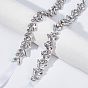 CHGCRAFT Crystal Rhinstone Bridal Belt for Wedding Dress, Exquisite Sash for Wedding Belt, Ribbon with Brass Rhinestone Beads