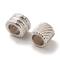 CCB Plastic Beads, Column with Groove