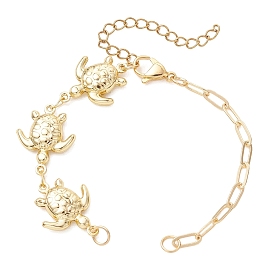 304 Изготовление браслета из цепочки в виде черепашьего звена из нержавеющей стали и цепочки из латунных скрепок