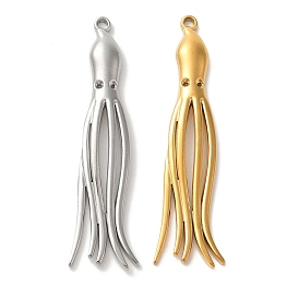 Ионное покрытие (ip) 304 подвески из нержавеющей стали, очарование осьминога