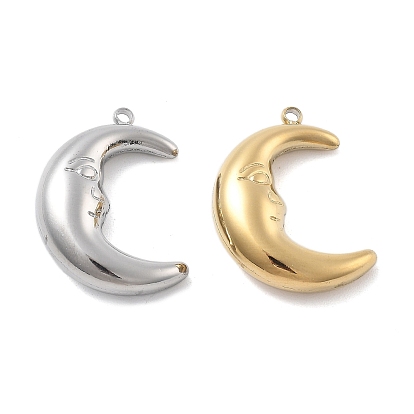 304 подвески из нержавеющей стали, лунное очарование, ионное покрытие (ip)