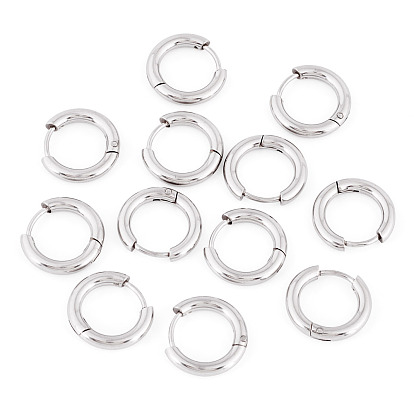 6 пары, устойчивые к потускнению 202 серьги-кольца из нержавеющей стали, гипоаллергенные серьги, с 316 хирургическими штифтами из нержавеющей стали