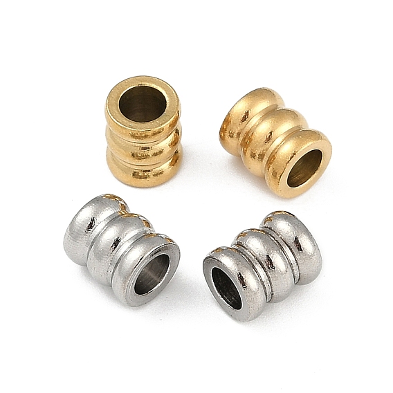 202 из нержавеющей стали бусы, гофрированная колонна