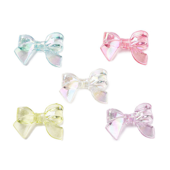 УФ-покрытие прозрачные смоляные кабошоны, бантом