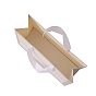 Kraft Paper Bags, with Ribbon Handles, Gift Bags, Shopping Bags