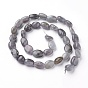 Cuentas labradorita natural hebras, oval
