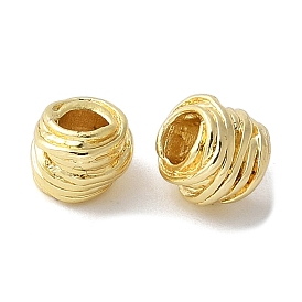 Латунные бусины, стойки покрытие, без свинца и без кадмия, колонка