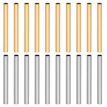 30 шт. 2 цвета ионное покрытие (ip) 304 трубки из нержавеющей стали