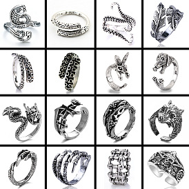 Retro ring set punk wind animal ring men and women jewelry ring