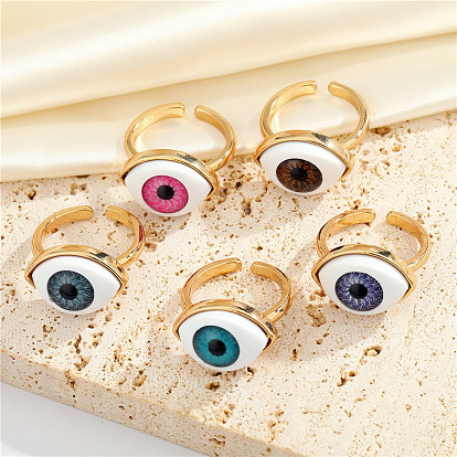 Devil's Eye Adjustable Geometric Pendant Jewelry Set for Men and Women