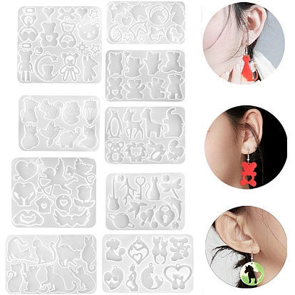 Силиконовые формы для подвесок пищевого класса своими руками, формы для литья смолы