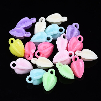 Opaque Acrylic Beads, Carambola