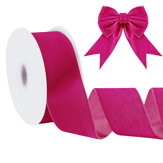 Бархатная лента из спандекса, одна сторона, для подарочной упаковки, оформление партии