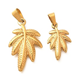 201 подвески из нержавеющей стали, очарование листа, ионное покрытие (ip)