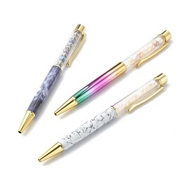 Ballpoint Pens, with inner Pearl Beads, for Office Supplies