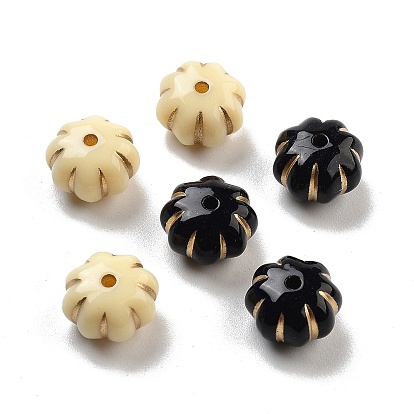 Покрытие акриловыми шариками, золотой металл обвитыми, цветок