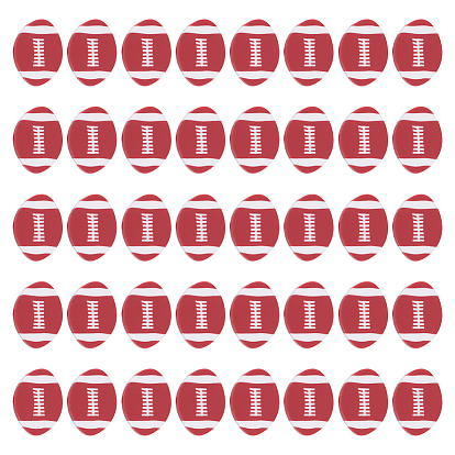 160 бусины из полимерной глины ручной работы., спортивные товары, регби