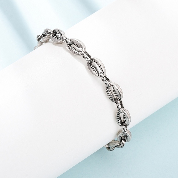 304 браслеты-цепочки из нержавеющей стали для женщин и мужчин, овальные